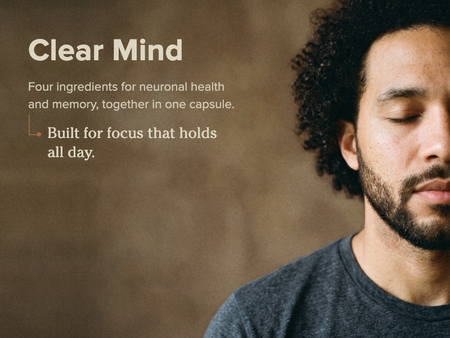 brain and cognitive health supplement to support a clear mind and focus